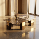 طقم طاولات قهوةT-000102Black &White