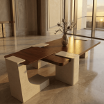 طقم طاولات قهوة T-000120