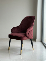 كرسي بيج CH-1043 -DARK RED