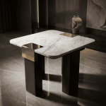 طقم طاولات قهوةT-000102Black &White - Image 3