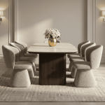 طاولة طعام +8كراسيUDI-1053-T-230