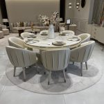 سفرة طعام (8كراسي UDI-2011-CH-BEGIE) + UDI-1040-T170