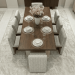 سفرة طعام +8كراسي. UDI-1060-T-240 - Image 4