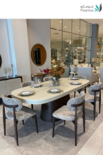 طاولة طعامUDI-1059-T220 طاولة خشب مقاس (220 CM) + 6 كراسي - Image 9